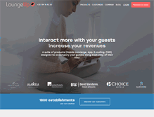 Tablet Screenshot of loungeup.com